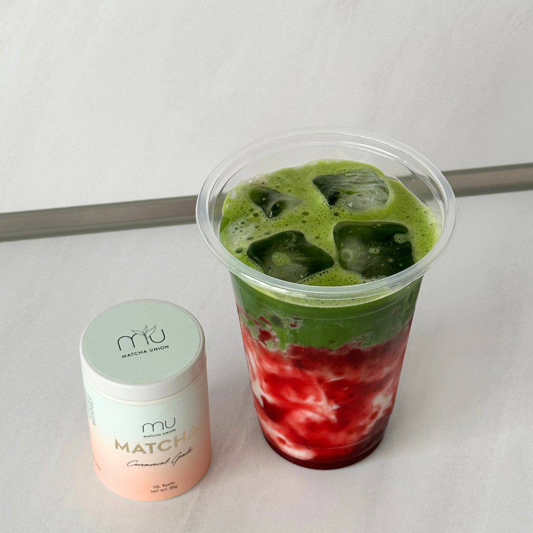 Berry-Jam Matcha Refresher