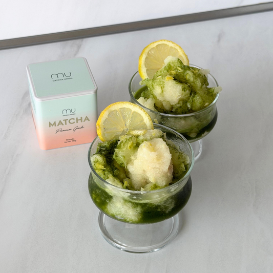 Healthy Lemon Matcha Sorbet