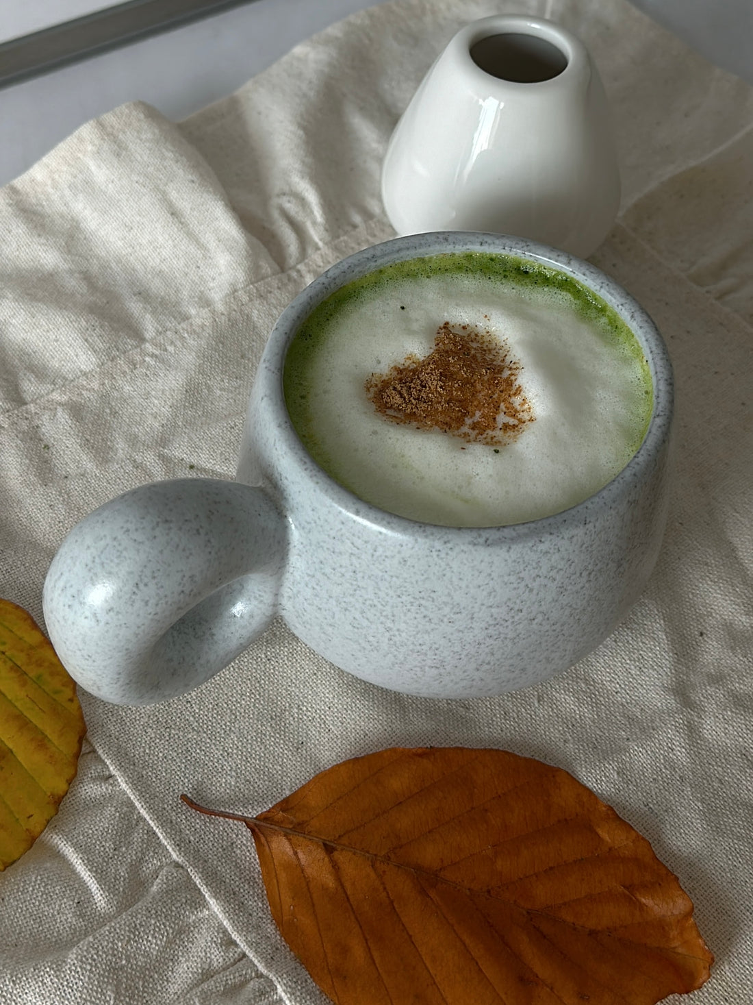 Pumpkin Spice Matcha Latte