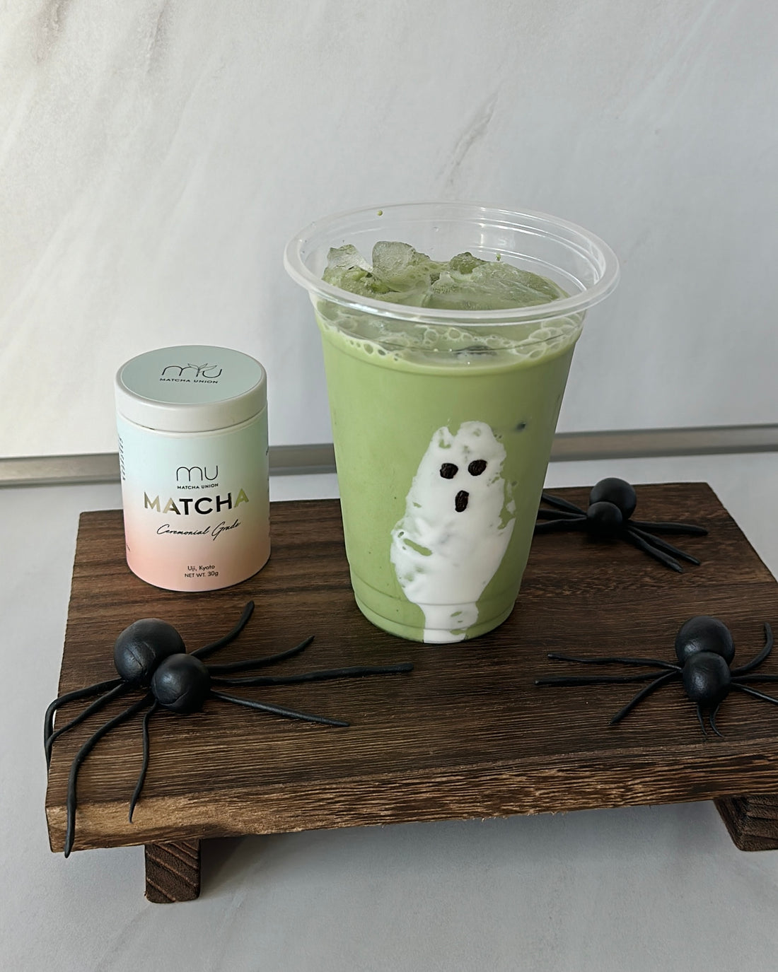 Halloween Matcha Ghost Fluff