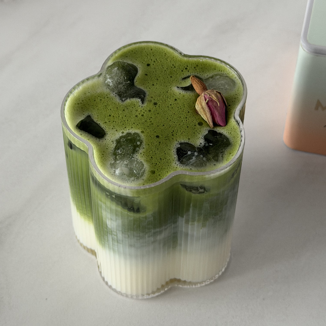 Lychee Matcha Latte