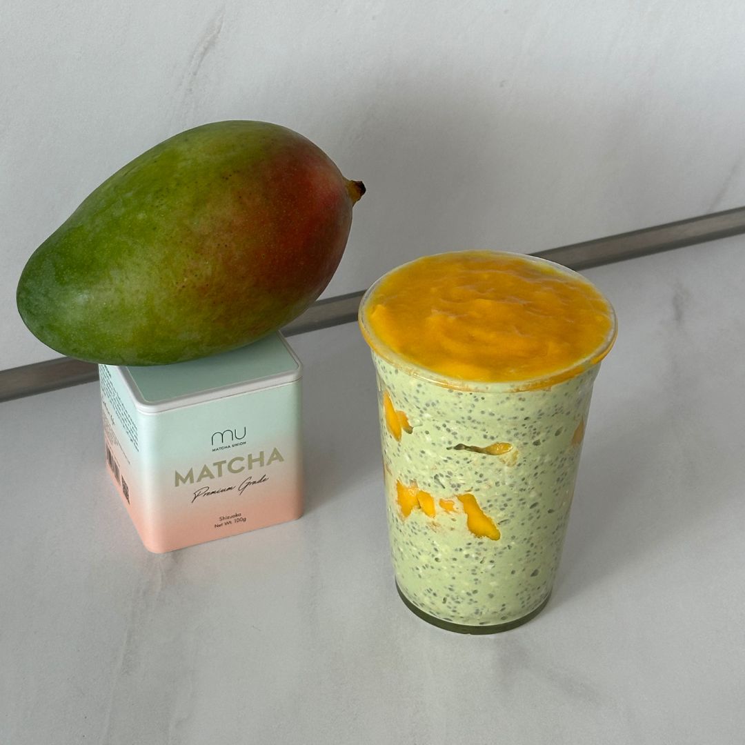 Mango Matcha Overnight Oats