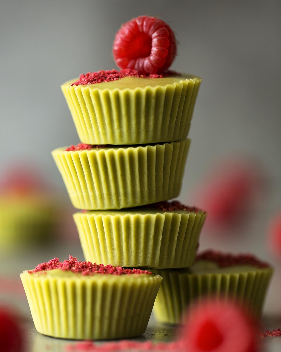 Matcha & White Choco Cups