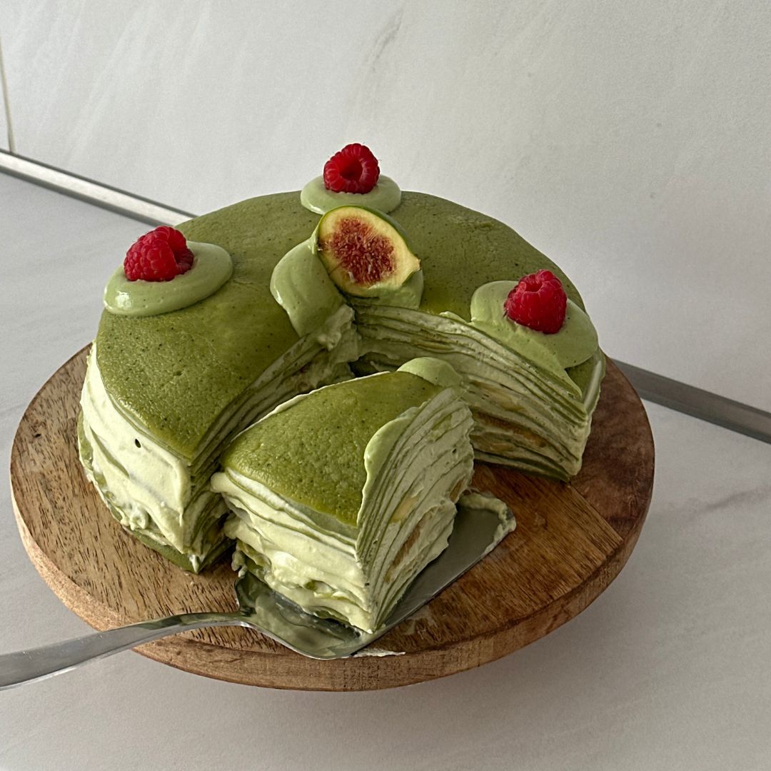 Matcha Crêpe Cake