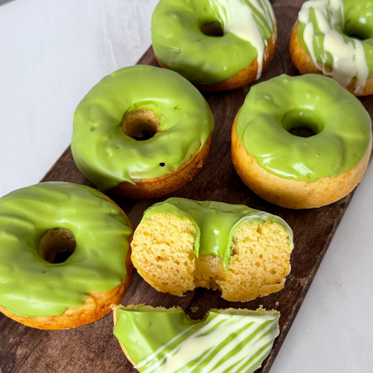 Matcha Glazed Donuts