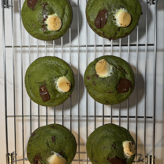 Matcha S‘more Cookies
