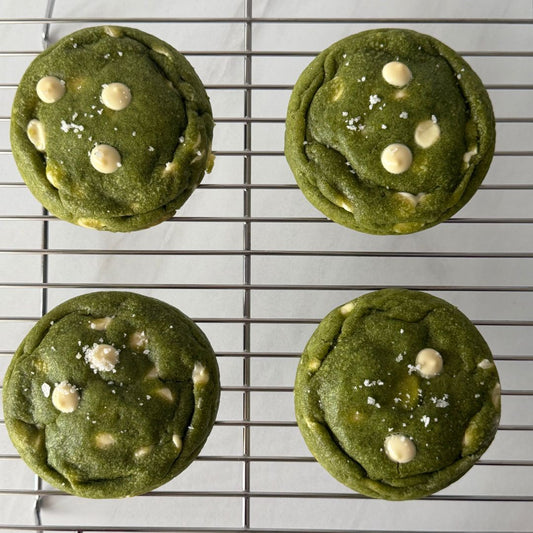 Matcha White Chocolate Chip Cookies