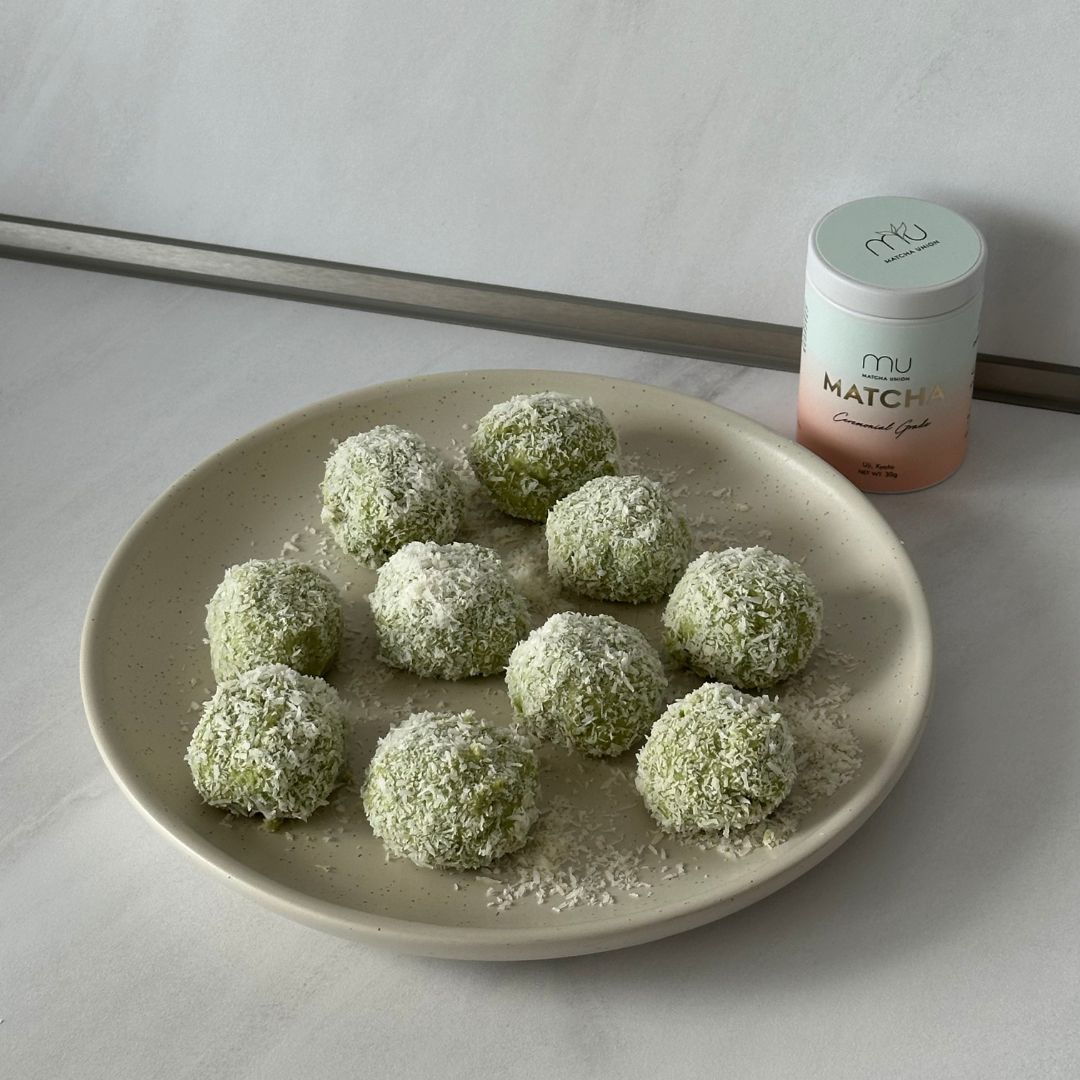 Sugarfree Matcha Raffaello Balls