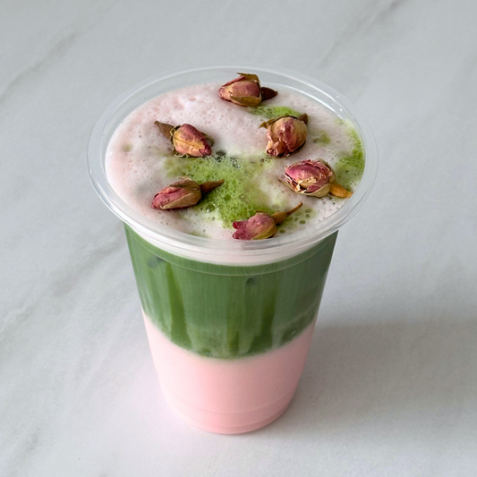 Valentine’s Day Pink Matcha Latte